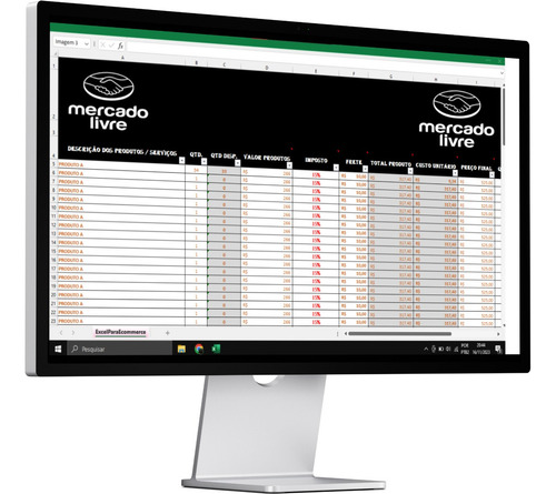 Planilha De Excel Controle Financeiro P/ Marketplace