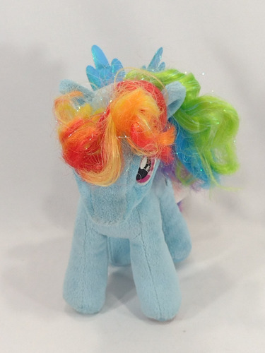 Pelúcia My Little Pony Ty Rainbow Arco Íris 18cm Dtc Azul (Usado)