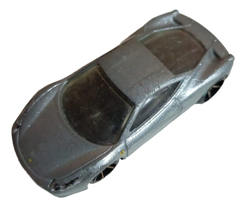 Hot Wheels Hw City 35/250 Ferrari 458 Italia Loose Gris (Usado)