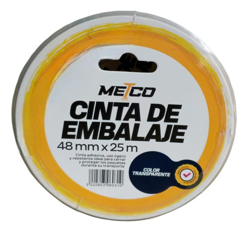 Cinta De Embalaje Transparente 48mm X 25m (pack 6)