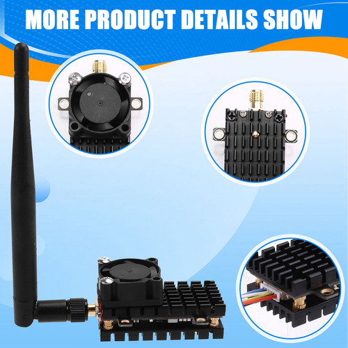 Transmisor De Vídeo Fpv Vtx De 5,8 Ghz, 2 W, 64 Canales, Ven