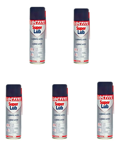 Kit Com 05 Óleo Lubrificante Super Lub Loctite 300ml / 200g