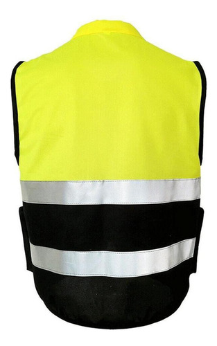 Nya Seguridad De Cremallera Frontal De Alta L 170 Amarillo