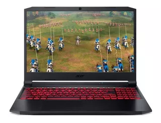 Laptop gamer Acer Aspire Nitro 5 AN515-57 negra 15.6", Intel Core i7 11800H 16GB de RAM 512GB SSD, NVIDIA GeForce RTX 3050 144 Hz 1920x1080px Windows 11 Home