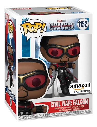 Funko Pop! 1152 Marvel: Capitán América: Civil War: Falcon