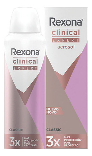 Desodorante Rexona Clinical Expert Classic Caja Con Frasco C