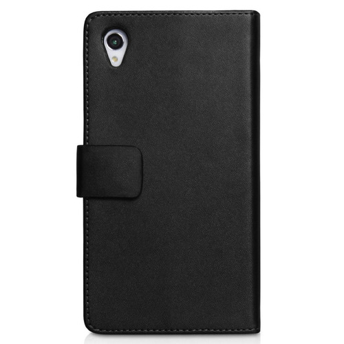 Sony Xperia Z Funda Flip Cover Cartera Negro C6603 L36h