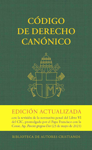 Codigo De Derecho Canonico. Ed. 2022