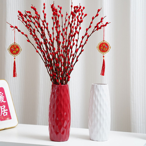 Cz Vaso Plástico 9,4 Polegadas Para Vaso Flores Decorativo