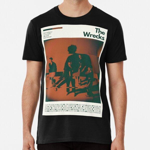 Remera Impresión De Póster Moderno De The Wrecks Mid Century