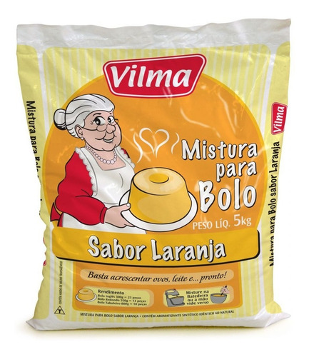 Mistura Para Bolo Vilma 5kg - Seu Sabor