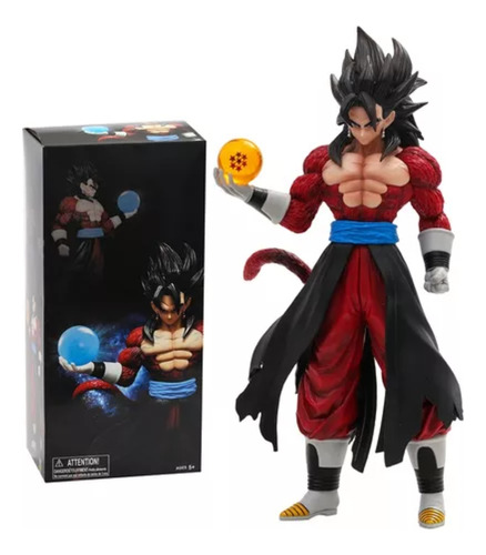 Dragon Ball Z Vegeta Fase 4 Figura Con Esfera En Caja 