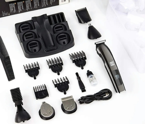 Imagen 3 de 8 de Cortadora De Barba + Nariz Westinghouse Recargable Usb