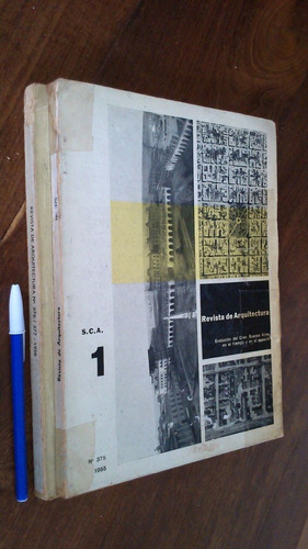 Imagen 1 de 5 de Revista De Arquitectura 2 Núm. 375 Y 376/7 - 1955 /6