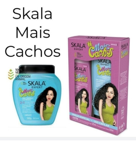 Kit Skala  Mais Cachos Shampoo Y Acondicionador + Crema 1kg