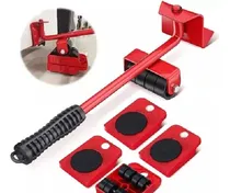 Comprar Palanca Transporte Mover Muebles Herramienta Base Con Ruedas