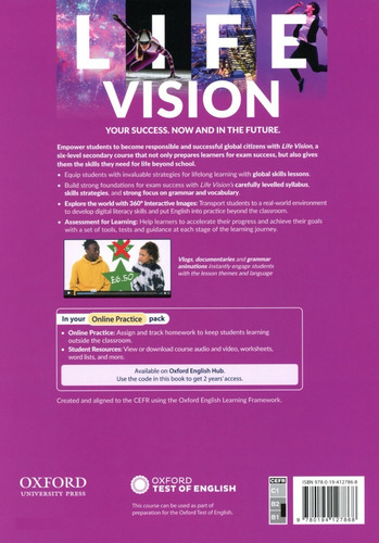 Life Vision Intermediate Plus B1+ Student Book - Oxford