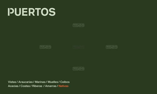 PUERTOS/ ESCOBAR - NATIVAS