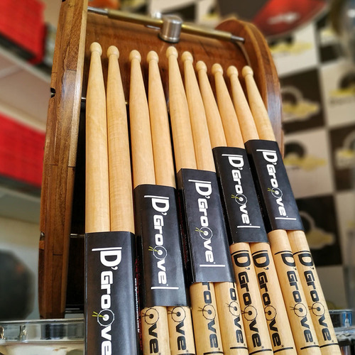 Imagem 2 de 5 de Baqueta Para Bateria 5a D'groove - (marfim)