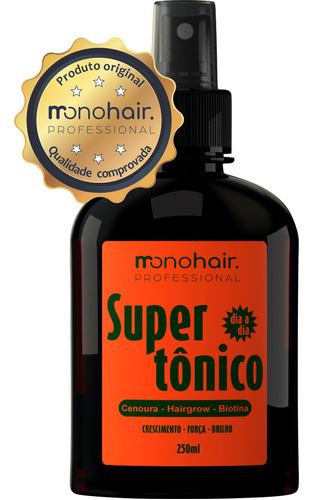 Tônico Super Poderoso 250ml Crescimento Capilar