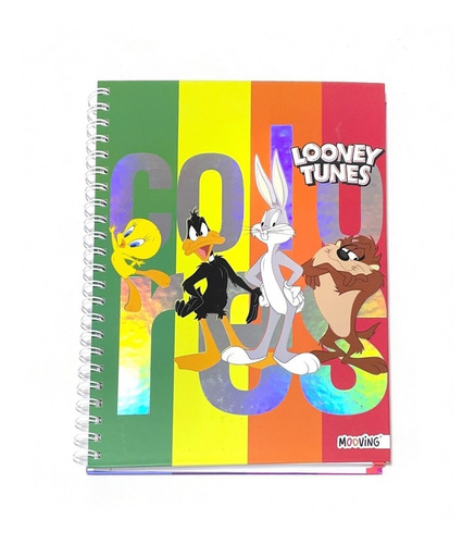 Cuaderno Universitario A4 Looney Tunes T/dura 120 Hj Mooving