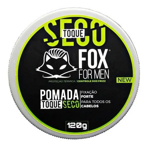 Pomada Toque Seco Fox For Men 120g Fixação Forte Matte