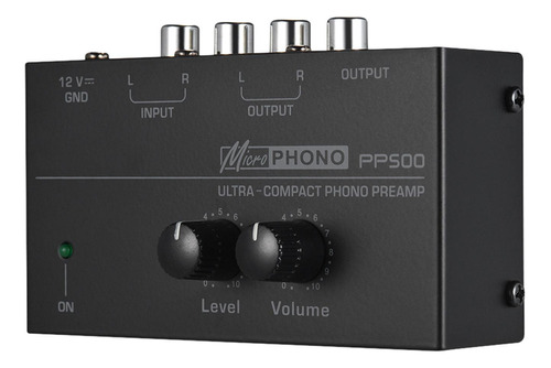 Preamplificador De Plato Giratorio Pp500 Para Reproductor De