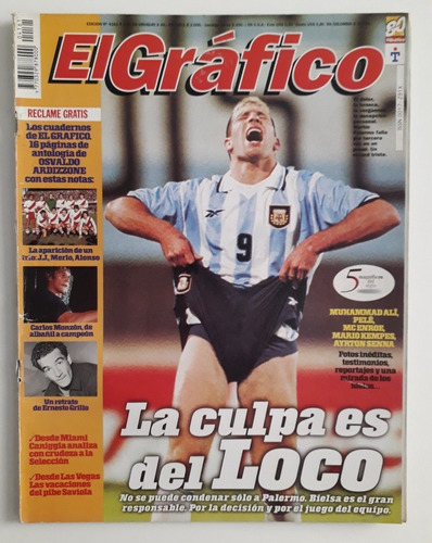 Revista El Grafico 4161 Copa America 99 Palermo Penales