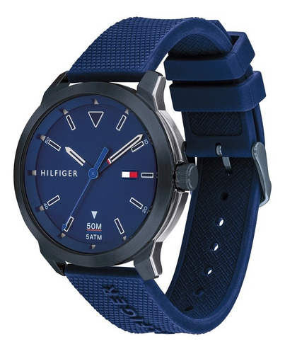 Relógio Tommy Hilfiger Masculino Borracha + Technos De Aço