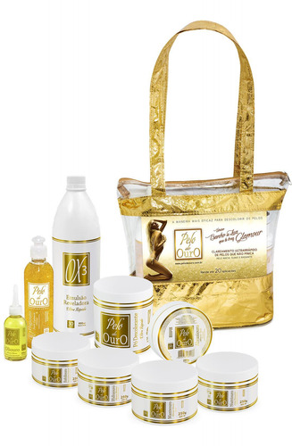 Kit Pelo De Ouro Banho De Lua Médio Spa Da Pele