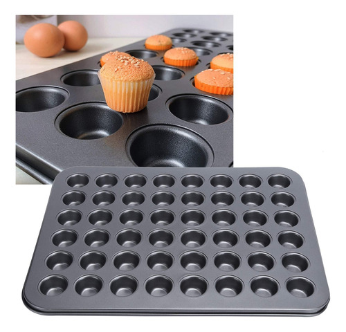 Molde Para Hornear Muffin Antiadherente De Aunmas, Molde De