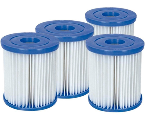 Imagen 1 de 6 de Cartucho Filtro Bestway Repuestos I Bomba X 4 Unidades