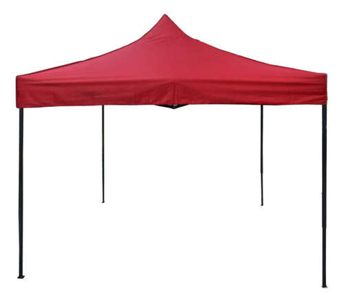 Gazebo plegable Nube 3x3 3m x 3m x 3m - rojo