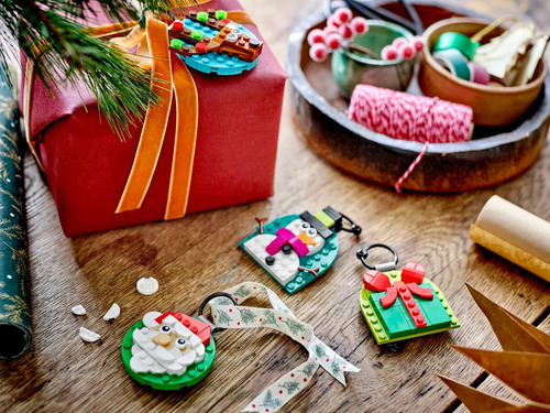 Lego 40744 Selección De Adornos Navideños Santa Reno