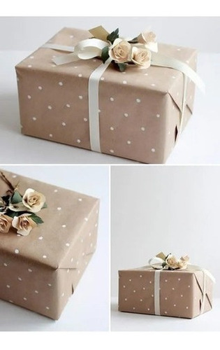 Papel Bobina Semi Kraft 80gr Pardo 40cm 5kg Embalagem Caixa
