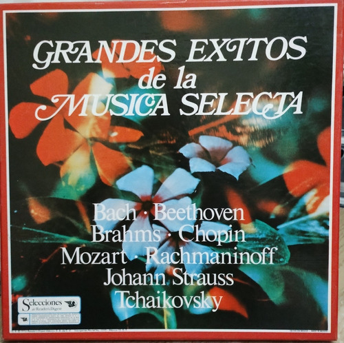 8 Discos Lp's : Grandes Exitos, Bach,chopin,mozart,beethoven