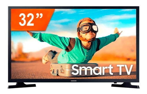 Imagem 1 de 6 de Smart Tv Led 32 Pol. Samsung Lh32betblggxzd 2hdmi 1usb Preto