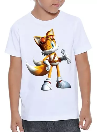 Camiseta Infantil Sonic the Hedgehog