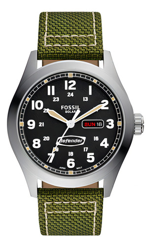 Relógio Fossil Masculino Defender Prata - Fs5977/2kn
