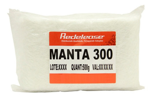 Manta Fibra De Vidro 300 Laminação Pacote C 1,7m² Ou 0,500kg