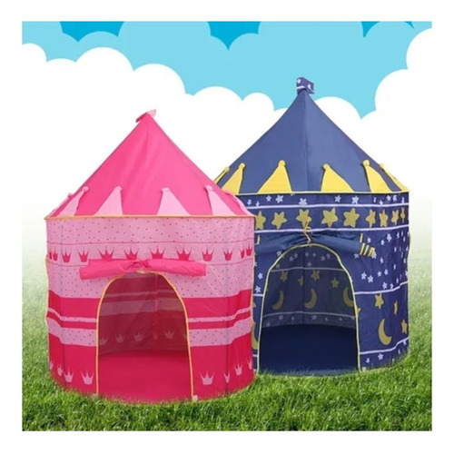 Carpa Castillo Infantil Niños Y Niñas Azul O Rosado