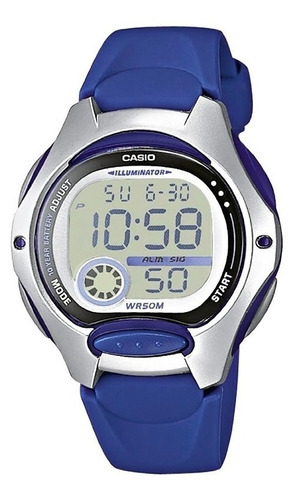 Reloj Mujer Casio Lw-200-2a Azul Digital / Lhua Store