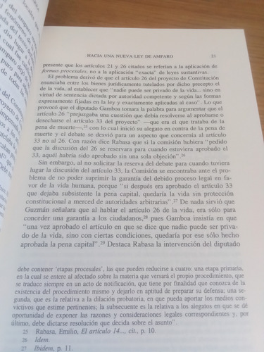 Hacia Una Nueva Ley De Amparo - Arturo Zaldívar Lelo (Usado)
