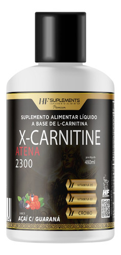 L Carnitina Liquida 2300 + Cromo 480ml Açai Com Guarana