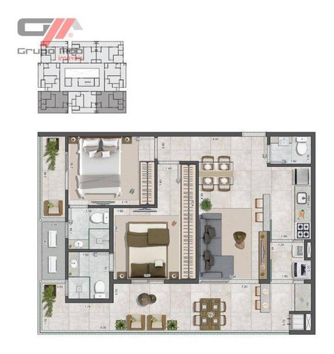 Imagem 10 de 10 de Apartamento Com 2 Dormitórios À Venda, 66 M² Por R$ 335.617,00 - Itaguá - Ubatuba/sp - Ap0306