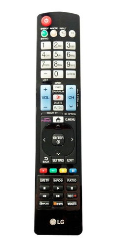 Controle Tv LG 42lw5700 47lw5700 Akb74115501 - Original Novo