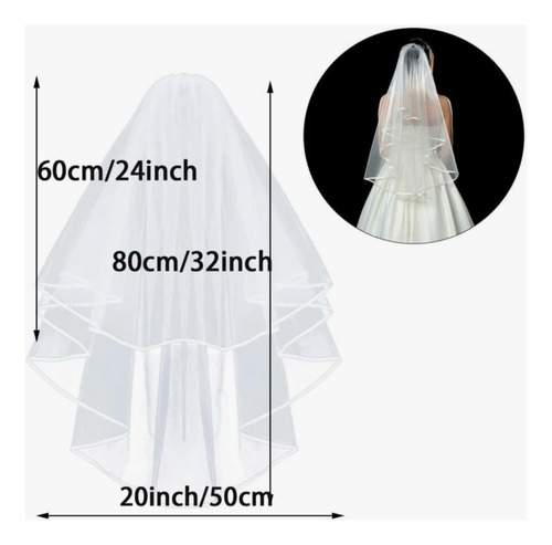 Velo Bride To Be Para Boda Despedida De Soltera Transparente