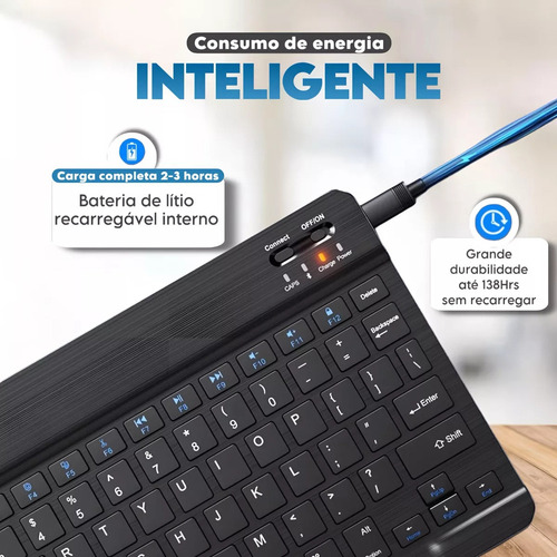 * Kit De Teclado Y Ratón Bluetooth Magnético For Lite P610