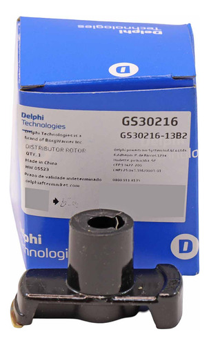 Rotor Do Distribuidor Delphi Gs30216 Gm Monza - Cód.12385