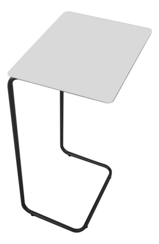 Mesa auxiliar moderna Metalon de 1,5 x 30 x 40 cm, color negro
